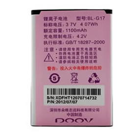 Accu voor DOOV Smartphone S908