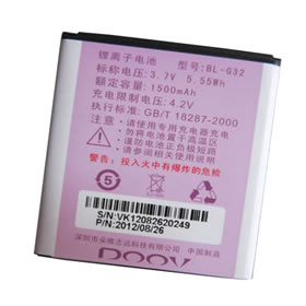 Accu voor DOOV Smartphone D900S