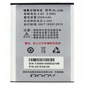 Accu voor DOOV Smartphone T60