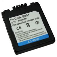 Accu voor Panasonic CGA-S001A/1B